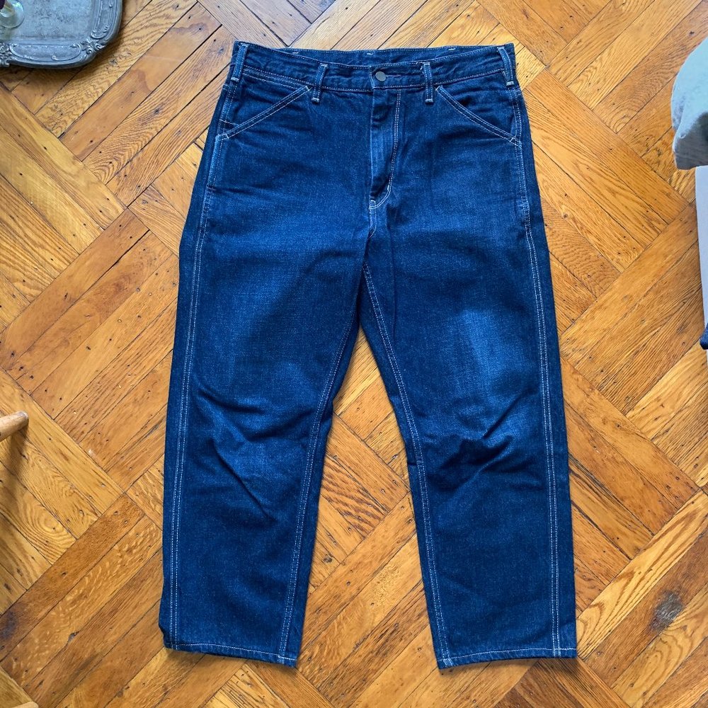 Uniqlo U Tapered Wide Denim Cropped